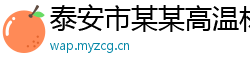 泰安市某某高温材料教育中心